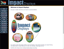 Tablet Screenshot of impactdisplays-sa.com